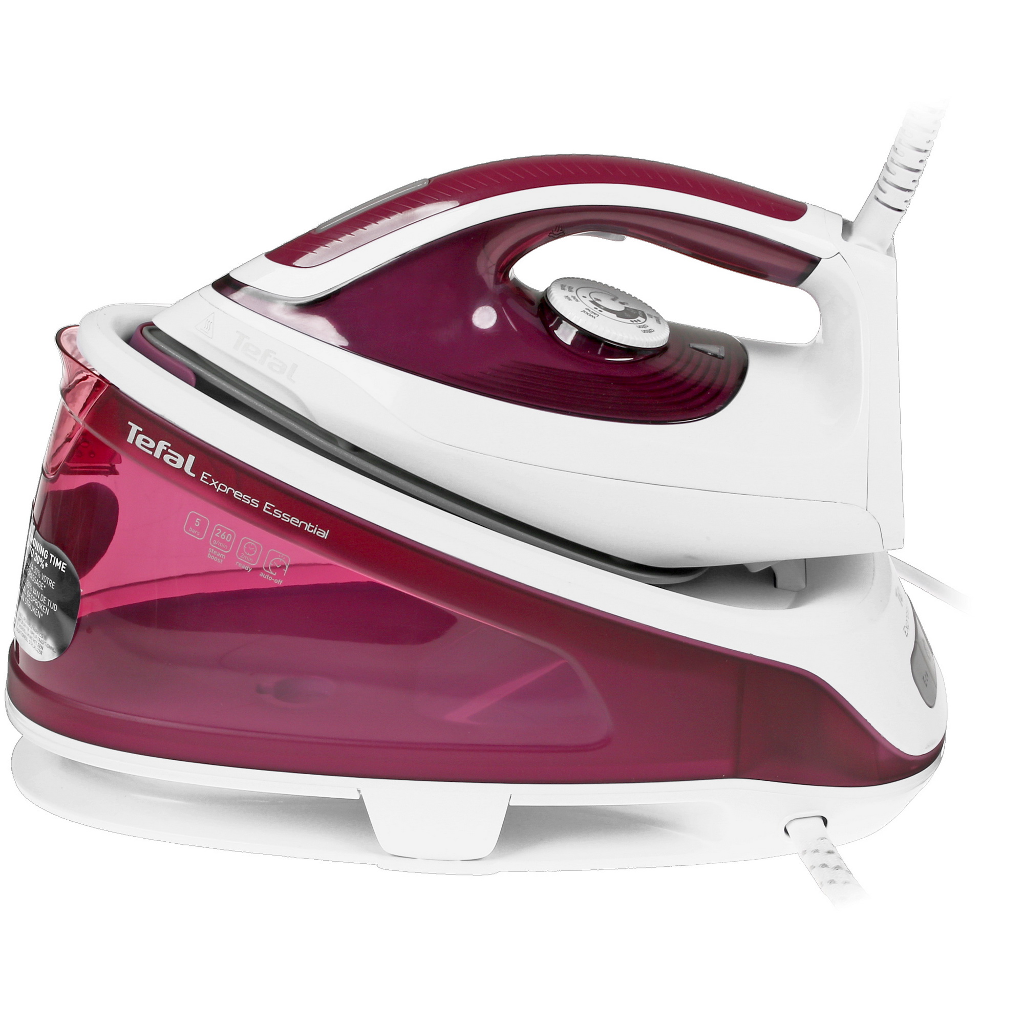 1651889 Парогенератор Tefal Express Essential SV6110E0 бордовый STDN-0062712 - Вид №3