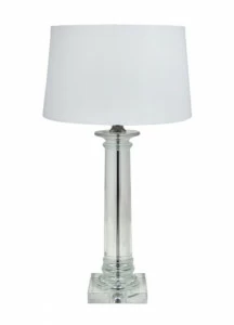 Настольная лампа Delanna (только основание) от RVAstley 5256 RVASTLEY КЛАССИЧЕСКИЕ 061957 Белый;прозрачный