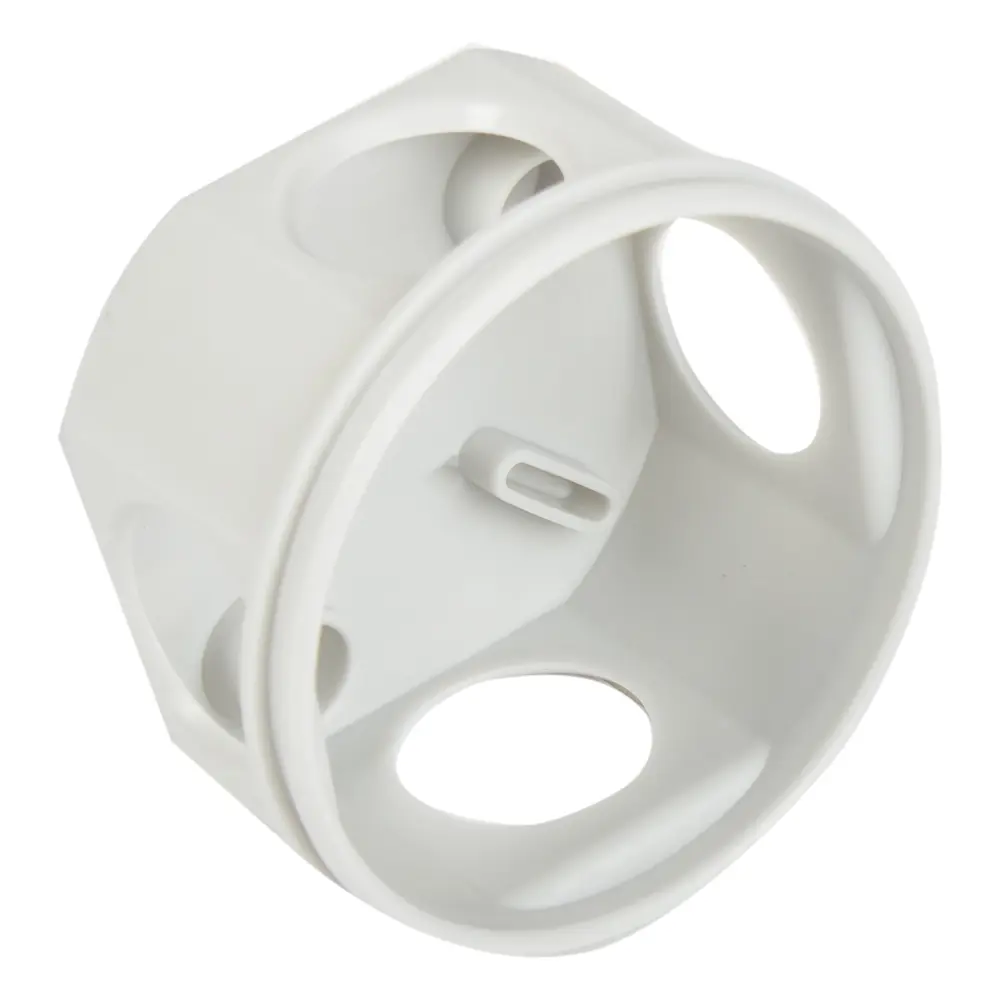 Распределительная коробка открытая Экопласт D65х35 мм 4 ввода IP44 цвет серый STLM-2090406 - Вид №2