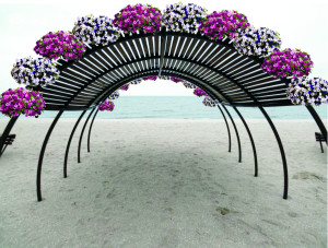 отложите товар в корзину и отправьте на запрос стоимости ВОЛНА цветочная, тоннель от солнца парковый уличный LAB.Space