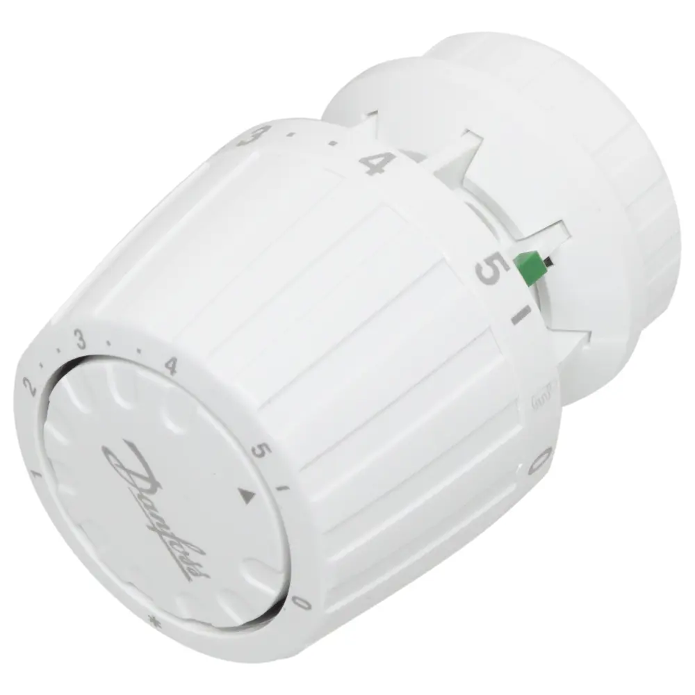 Термостатический комплект для радиатора прямой Danfoss 1/2" с термостатической головкой для двухтрубной системы STLM-2109345 - Вид №2