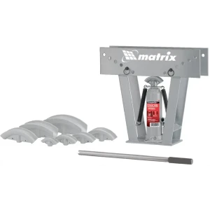 Трубогиб гидравлический Matrix максимальное усилие 15 т для труб 1/2-3 дюйма