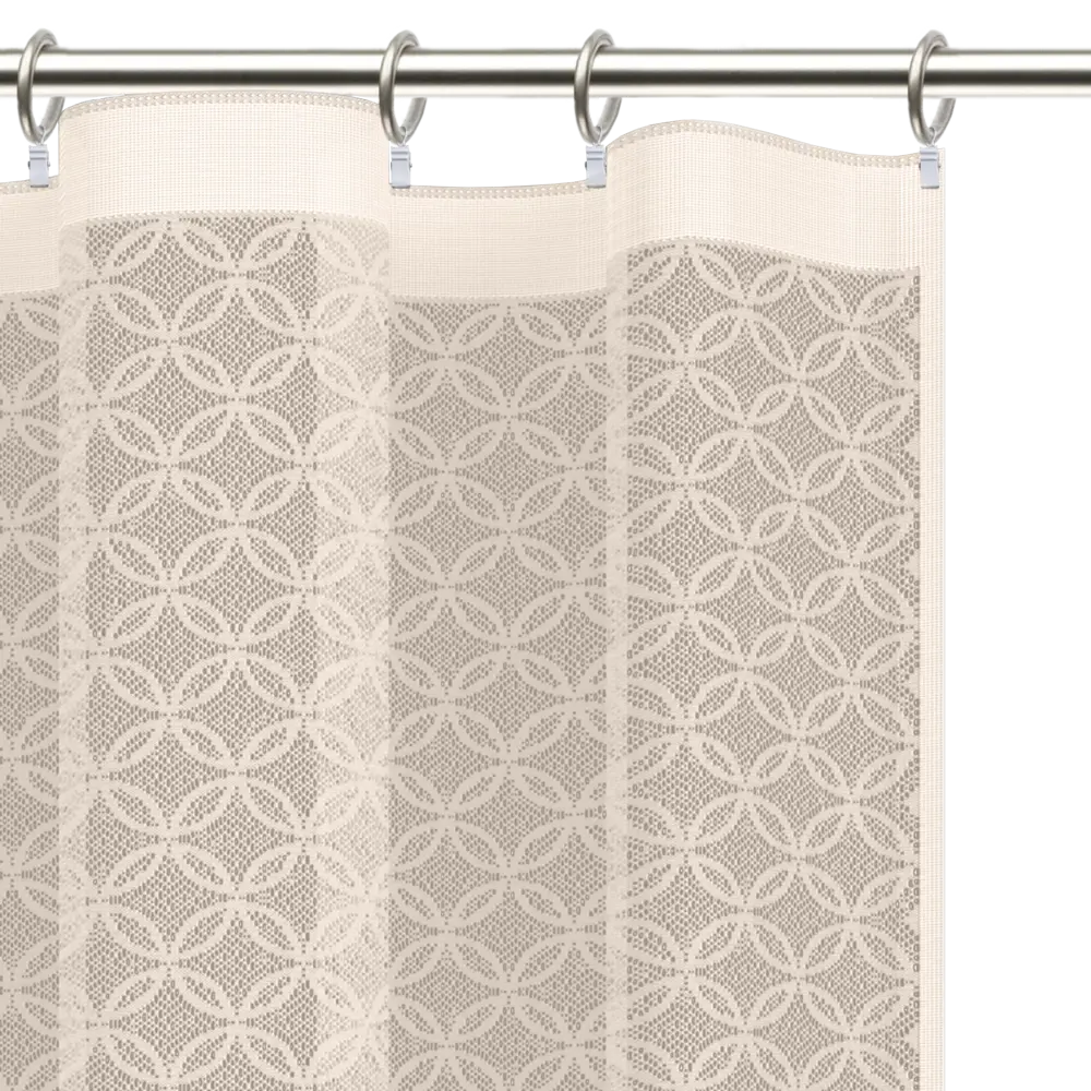 Тюль для кухни "Сиппо" 200x165 см цвет экрю Santreyd STLM-2007198 - Вид №4