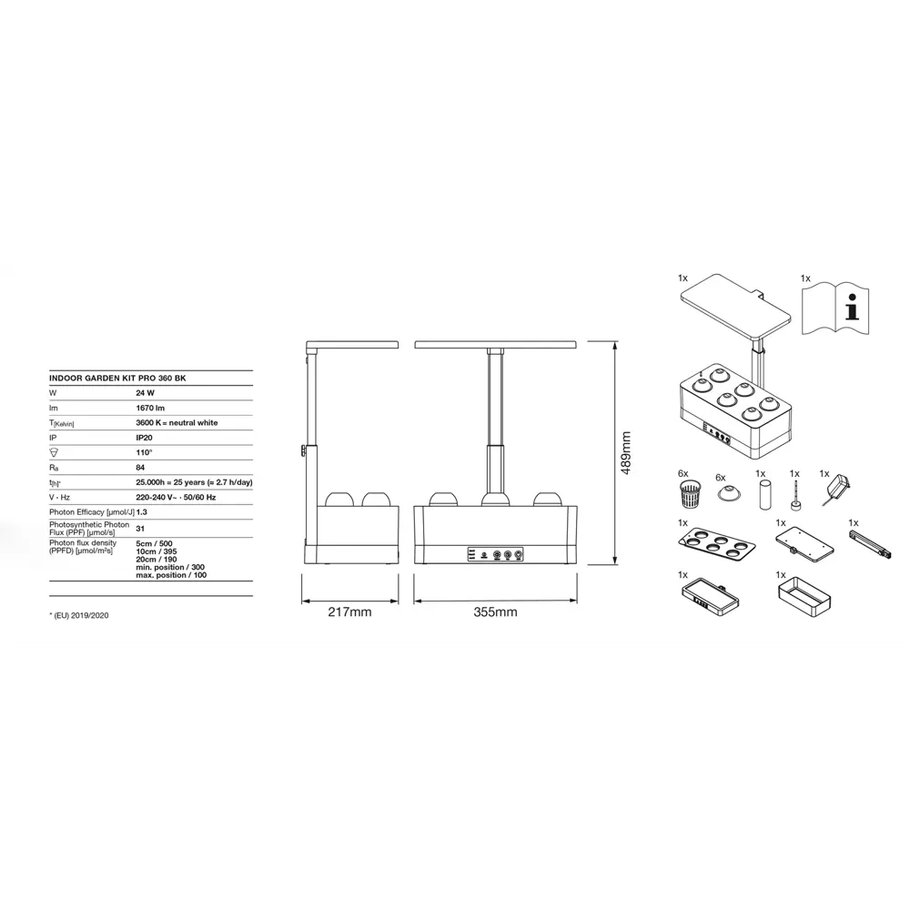 Фитосветильник светодиодный Ledvance 24 Вт 48.9 см STLM-2024303 - Вид №3