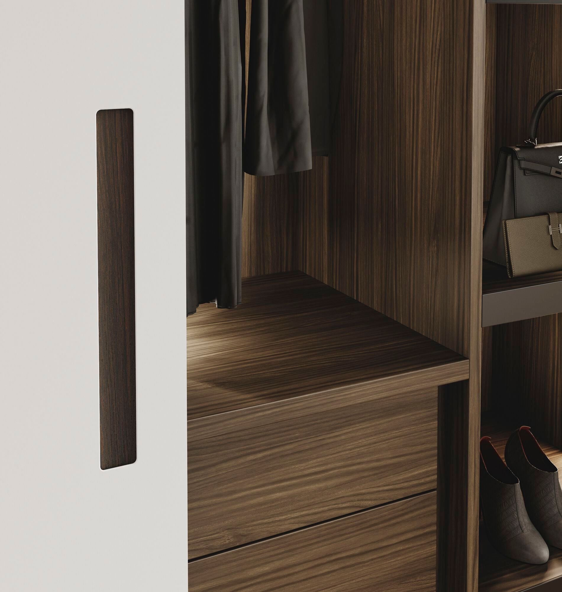 Деревянный шкаф с раздвижными дверями на заказ Guzzini & Fontana Bebop ARCH-00014842