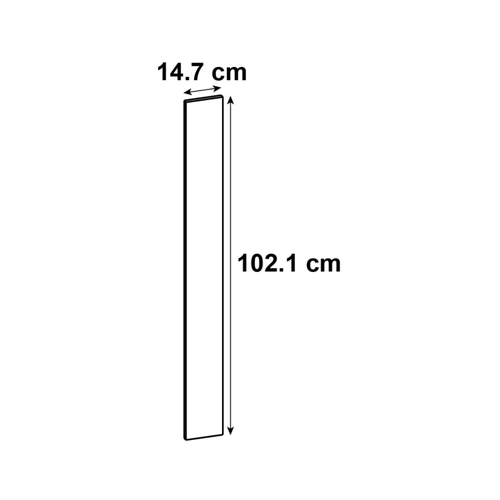 Фасад для кухонного шкафа Петергоф 14.7x102.1 см Delinia ID МДФ цвет бежевый STLM-2129823 - Вид №4