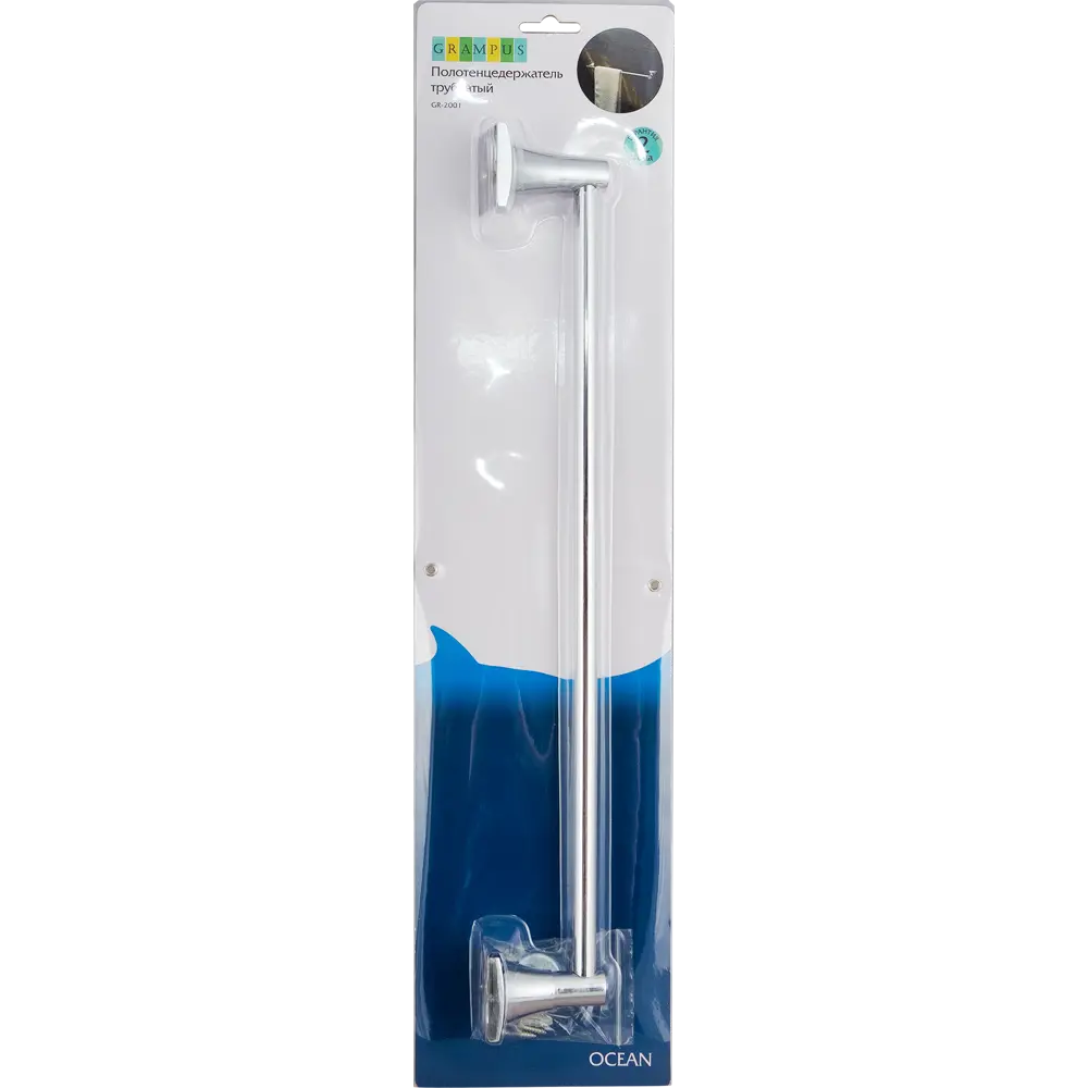 Полотенцедержатель «Ocean» цвет хром Grampus STLM-2176592 - Вид №3