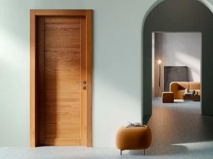 GAROFOLI Распашная деревянная дверь в современном стиле со скрытыми петлями Moderno