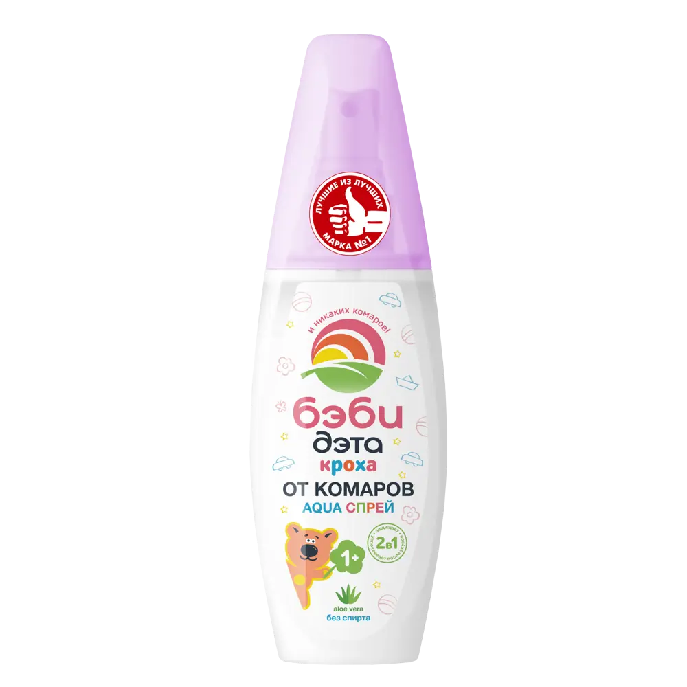 Santreyd Бэби-Дэта 2 в 1 - репеллент-спрей от насекомых для детей и взрослых 89384590 STLM-1542071
