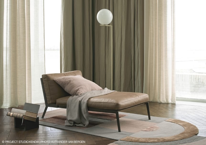 Съемный кожаный Dormeuse Flexform ARCH-00096520 - Вид №3