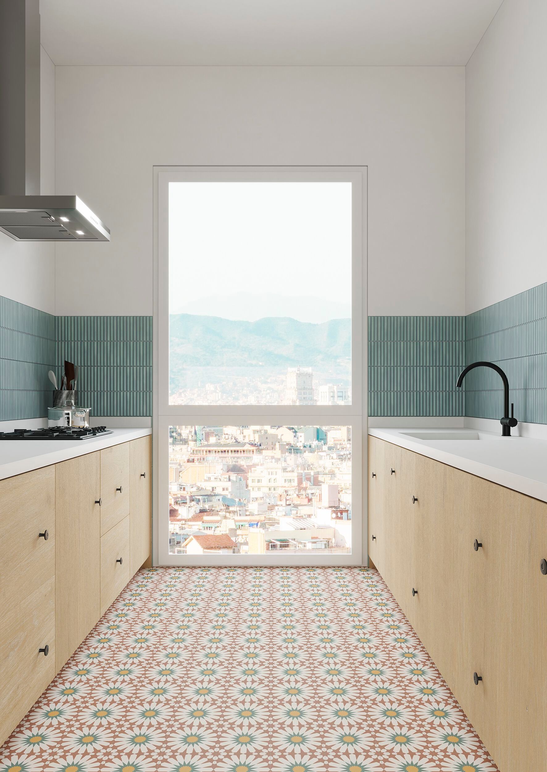 Керамогранит с эффектом цементирования Gayafores SOLEIL ARCH-00028739 - Вид №6