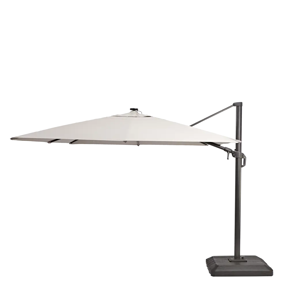 Зонт садовый Naterial Sonora 2.8х3.9 м бежевый с подставкой STLM-2005796 - Вид №2