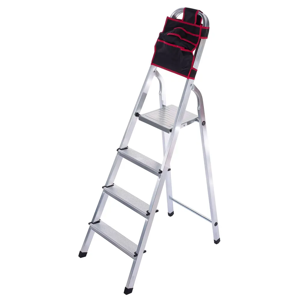 Стремянка алюминиевая Euro 404С Alu King 4 ступени 12845270 STLM-2101067 Santreyd 