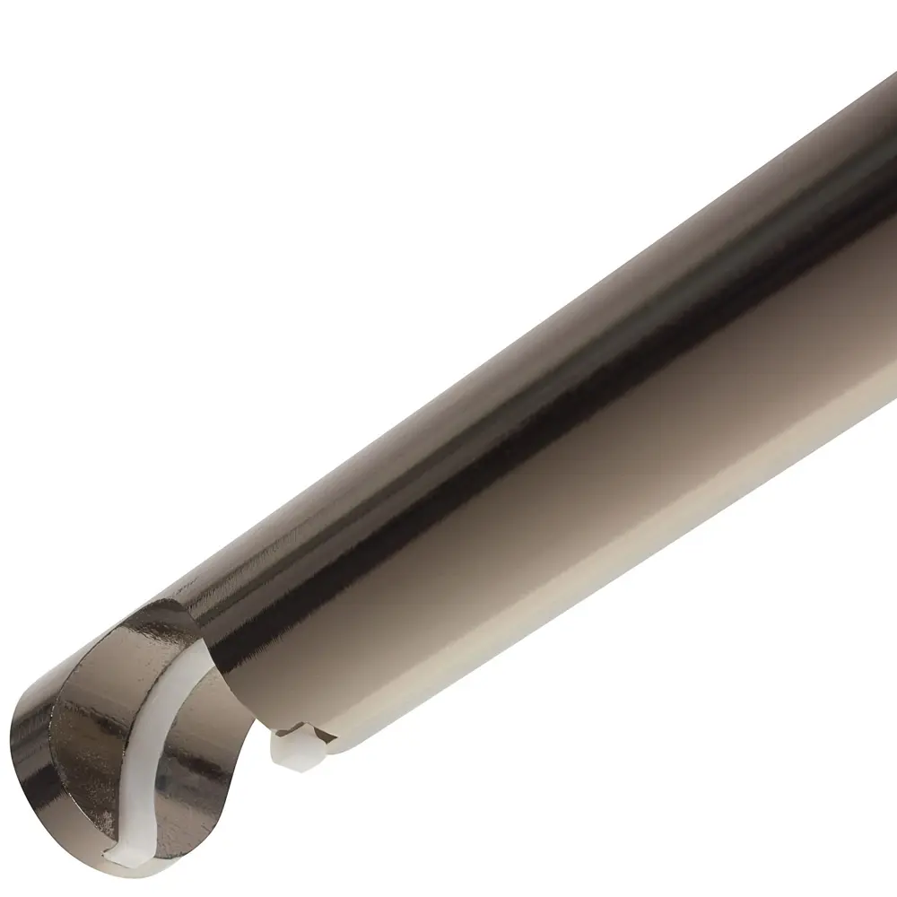 Держатель однорядный с пластиковой вставкой Inspire 12.5 см цвет оникс STLM-2157465 - Вид №2