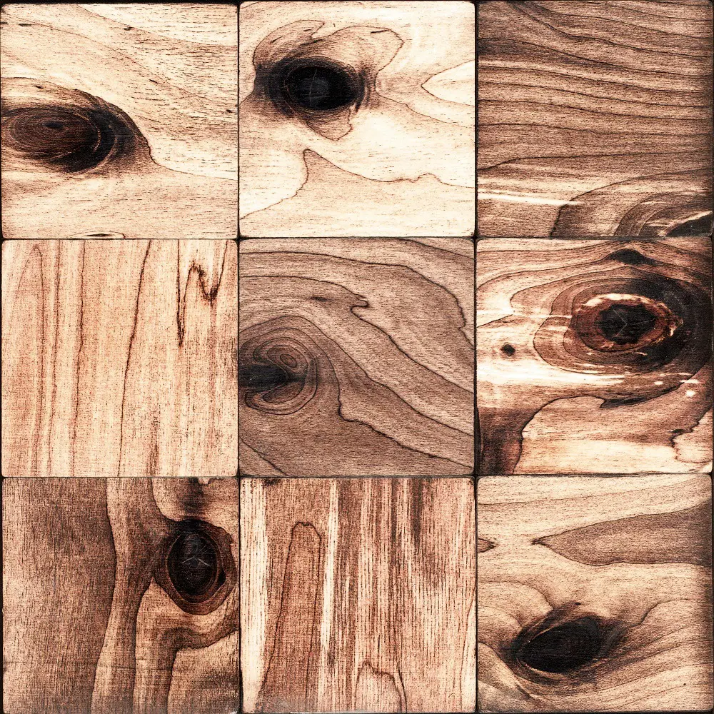 Деревянная мозаика Росби 100x100 мм 300x300 мм 22 шт Santreyd STLM-2205473