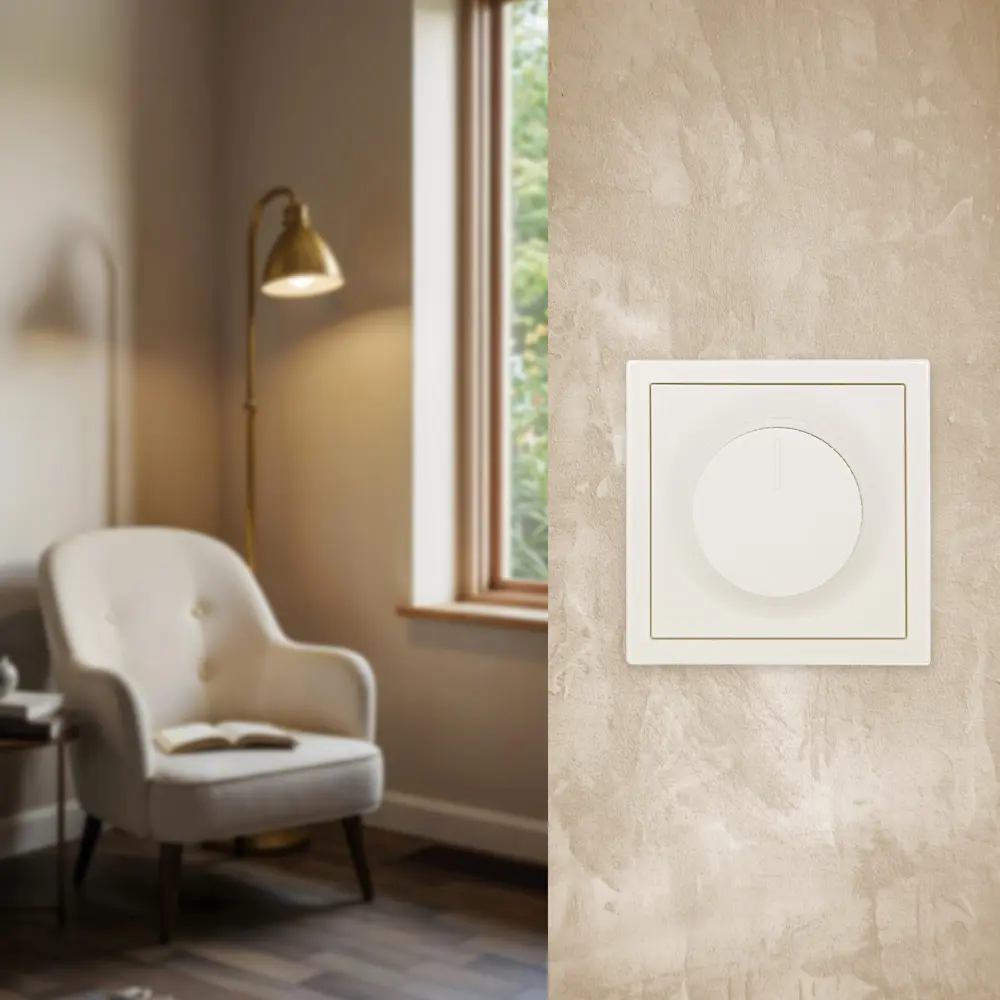 Диммер встраиваемый Lezard Zima 250 Вт цвет слоновая кость STLM-2158622 - Вид №4