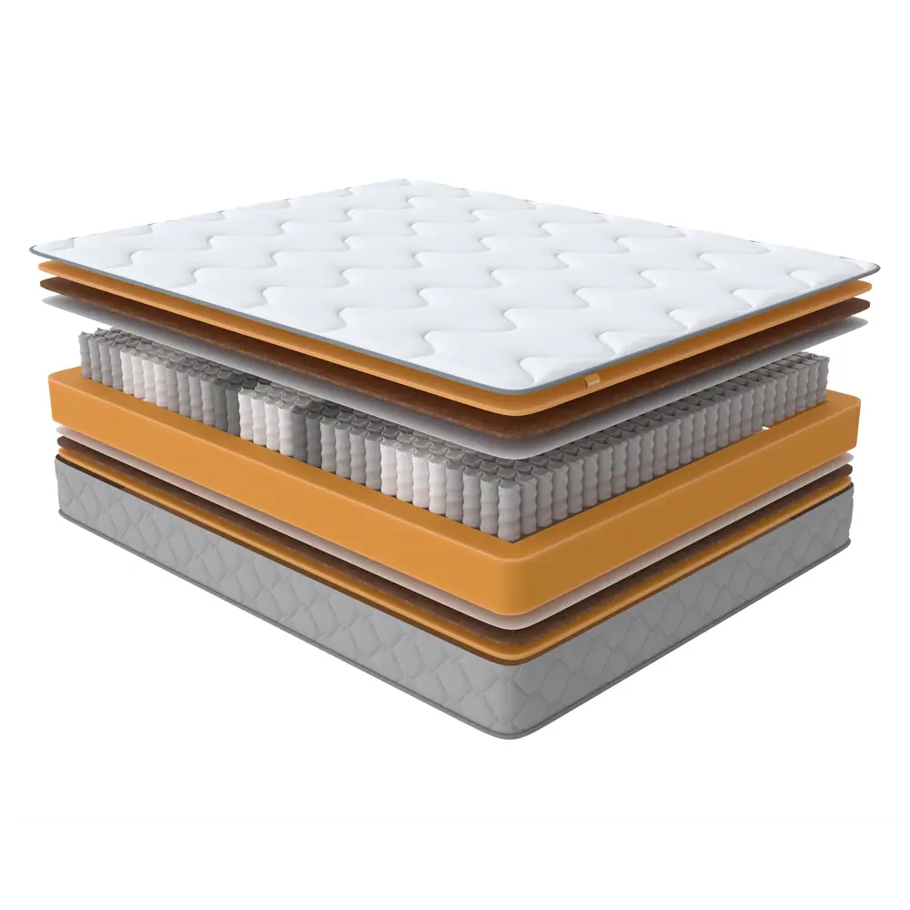 Матрас Орматек Sleep Ultra Plus 120x200 см, независимый пружинный блок, односпальный, кокосовый