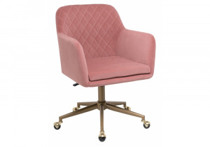 11716 Компьютерное кресло Molly розовый/золотой Woodville