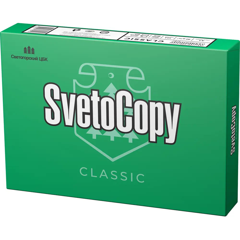 91425303 Бумага офисная А4 80 г/м2 500 л. марка С Svetocopy Classic Россия 146% STLM-0834038