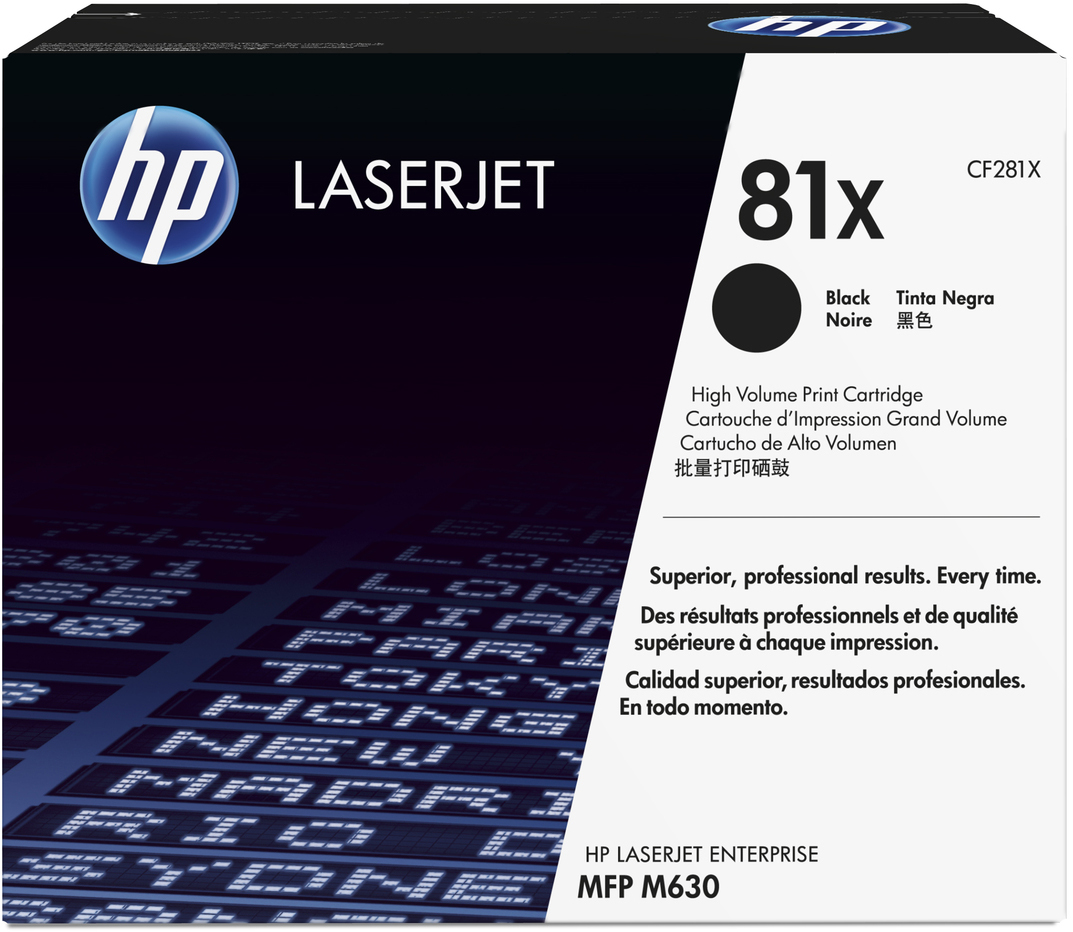 CF281X 81x black laserjet toner cartridge HP Santreyd 