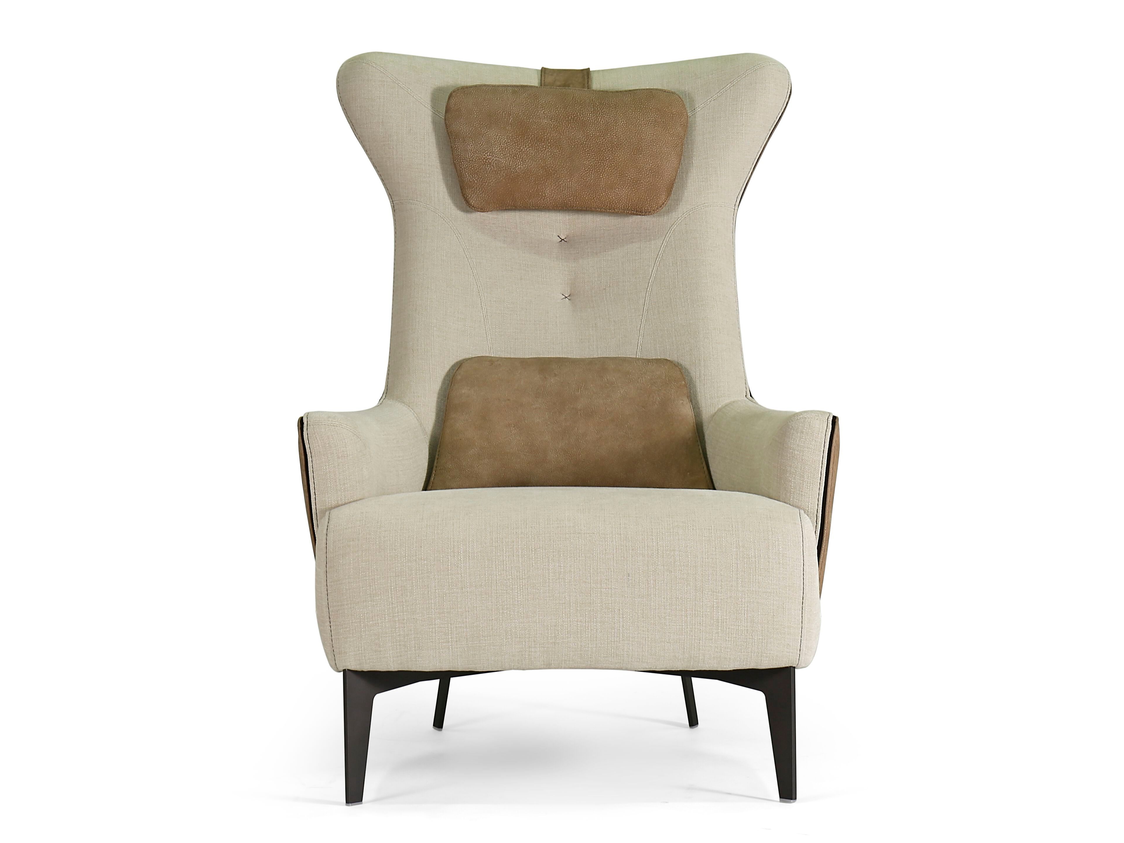 Кресло bergère из ткани Borzalino MIA ARCH-00076143 - Вид №2