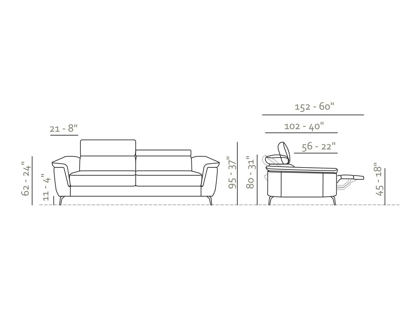 Кожаный угловой диван Max Divani LOREN ARCH-00042697 - Вид №7