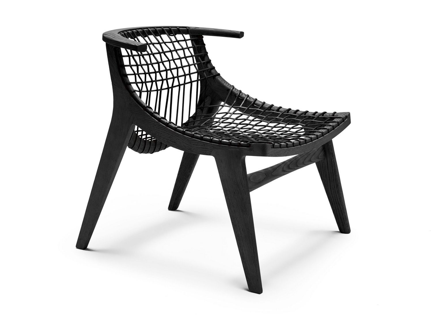 Дубовое кресло и плетеная веревка Knoll Klismos ARCH-00111532 - Вид №4