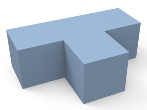 Модульная скамья из пены QM без спинки