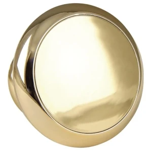 Мебельная ручка-кнопка Elikor 52 пластик цвет золото