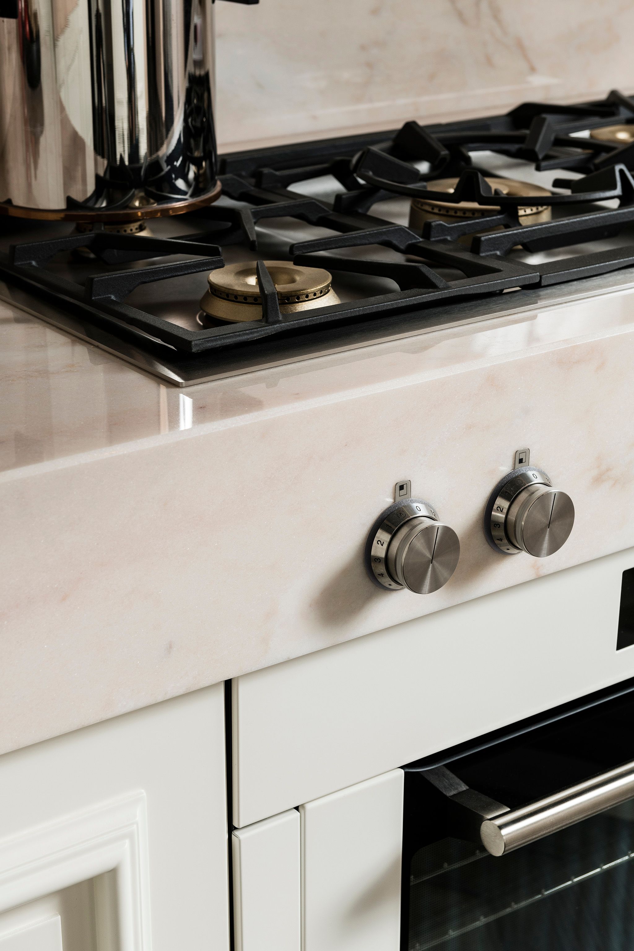 Деревянная линейная кухня с ручками L'Ottocento цветочный ARCH-00047043 - Вид №9