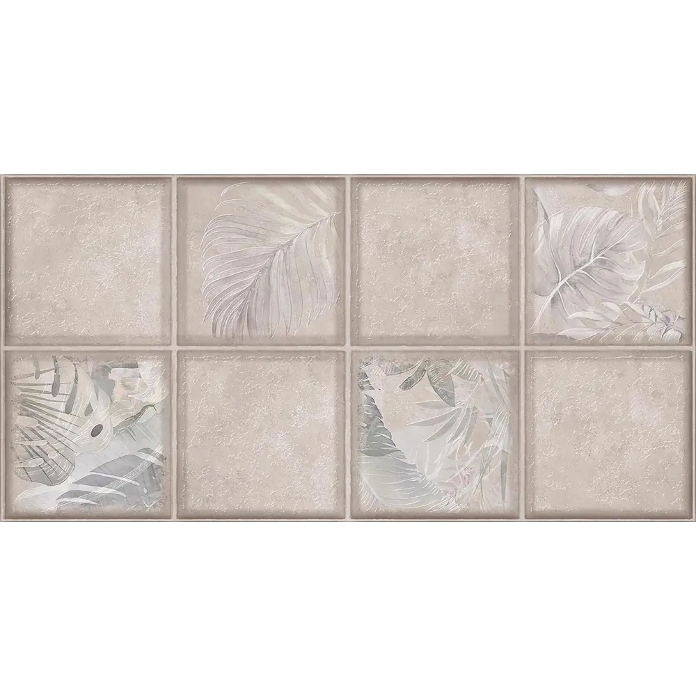 Настенная плитка Azori Maiolica Collage Crema 31.5x63 см 1.59 м² матовый цвет бежевый 84735787 STLM-2198121 Kerlife - Вид №1