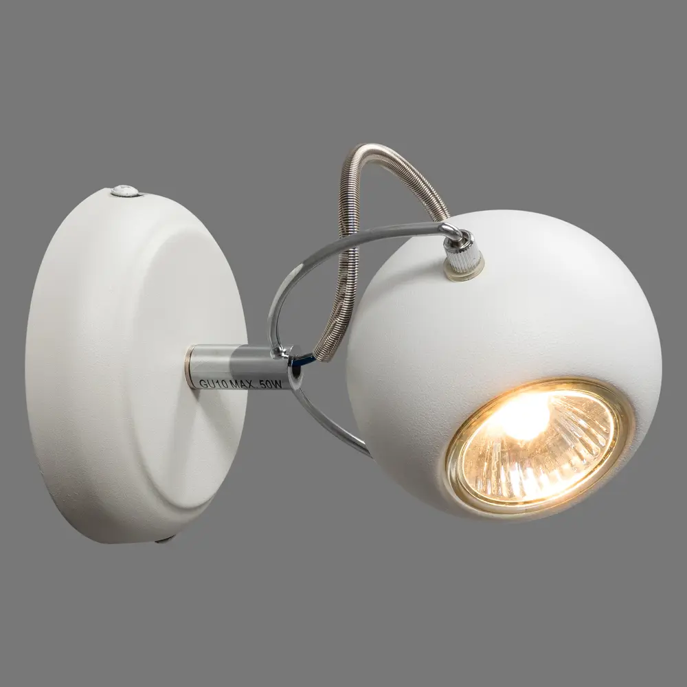 Спот Spin 1 лампа 3 м² цвет белый Arte Lamp STLM-2030571 - Вид №2