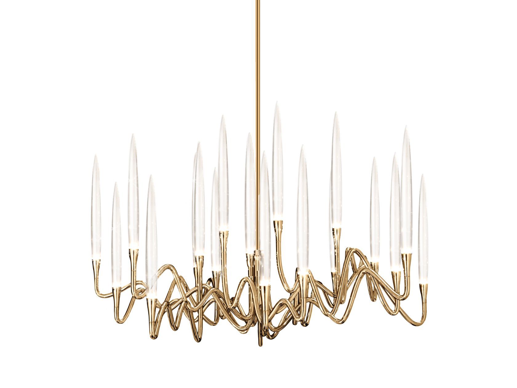 Латунная светодиодная люстра Il Pezzo Mancante кусок 3 ARCH-00036249 - Вид №2