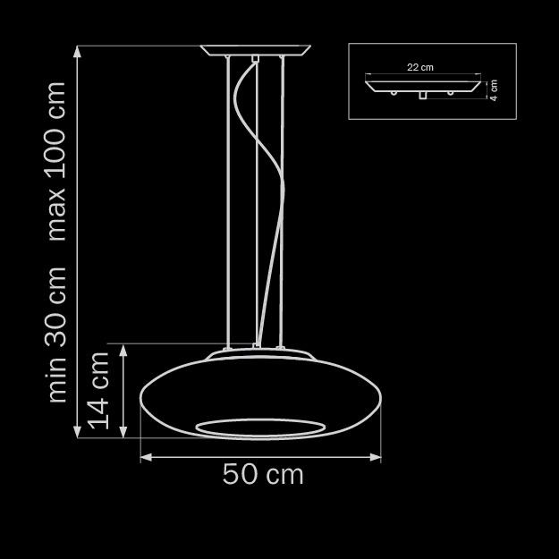 Подвесной светильник Lightstar Cioccolato 804131 LIGHTSTAR ДИЗАЙНЕРСКИЕ, CIOCCOLATO 070478 Белый  - Вид №1