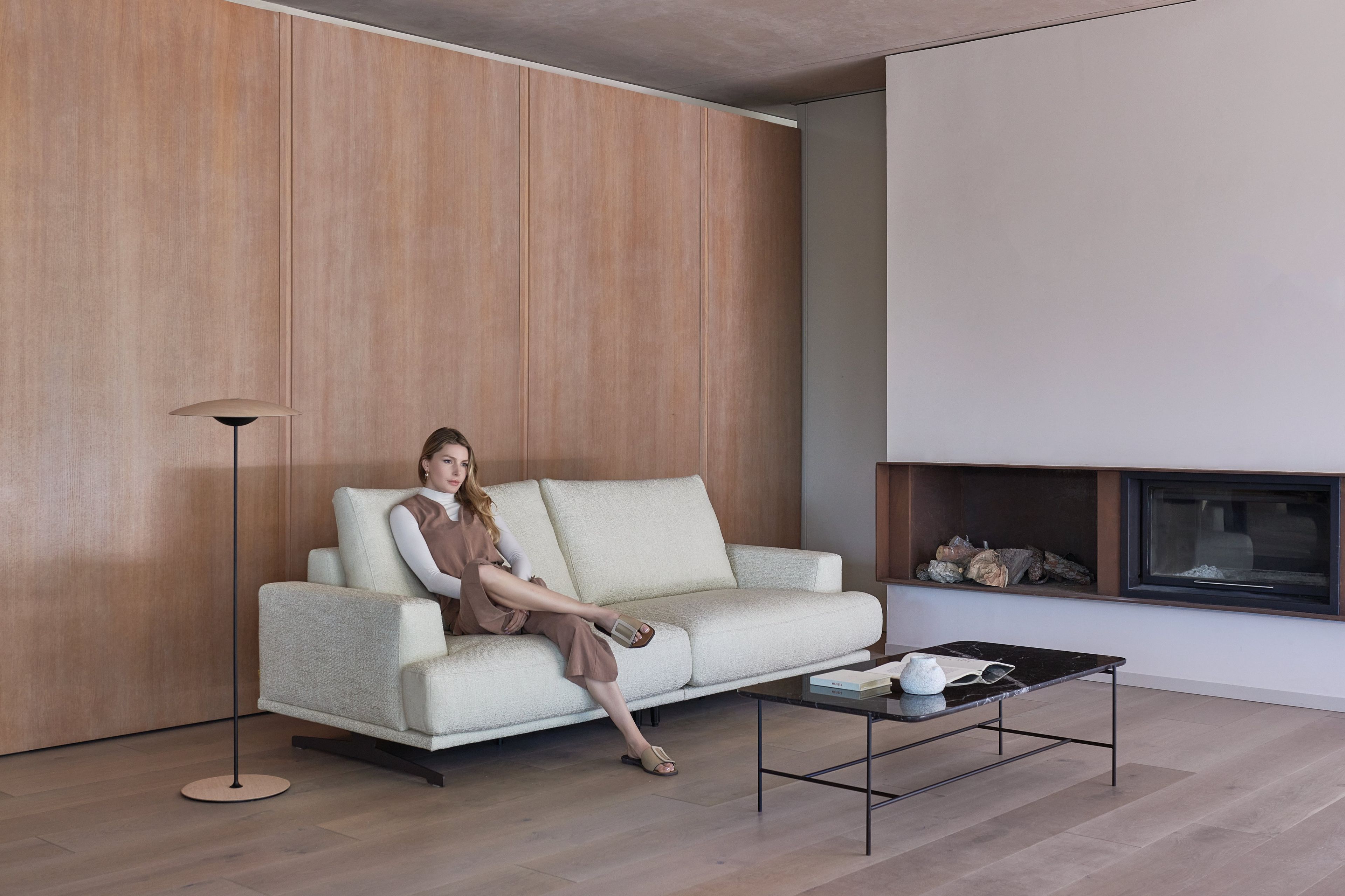 3-местный тканевый диван с полуостровом Lebom Анна ARCH-00010552 - Вид №2