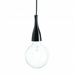 Подвесной светильник Ideal Lux Minimal SP1 Nero IDEAL LUX MINIMAL 072101 Черный