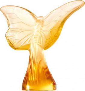 10535015 Lalique Бабочка золотая Хрусталь