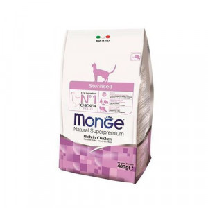 ПР0041250 Корм для кошек Cat Sterilized для стерилизованных кошек сух. 400г Monge