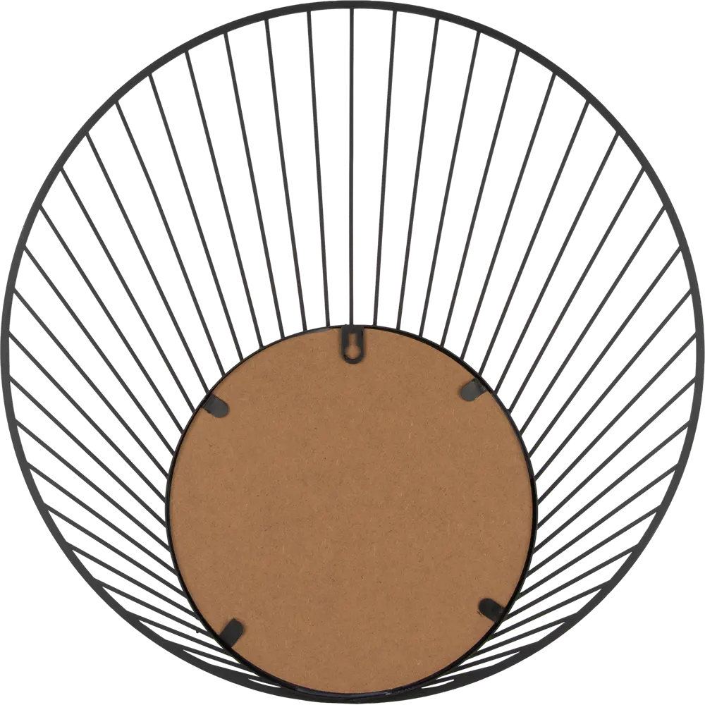Зеркало декоративное Inspire Palm круг 50 см цвет чёрный STLM-2003569 - Вид №3