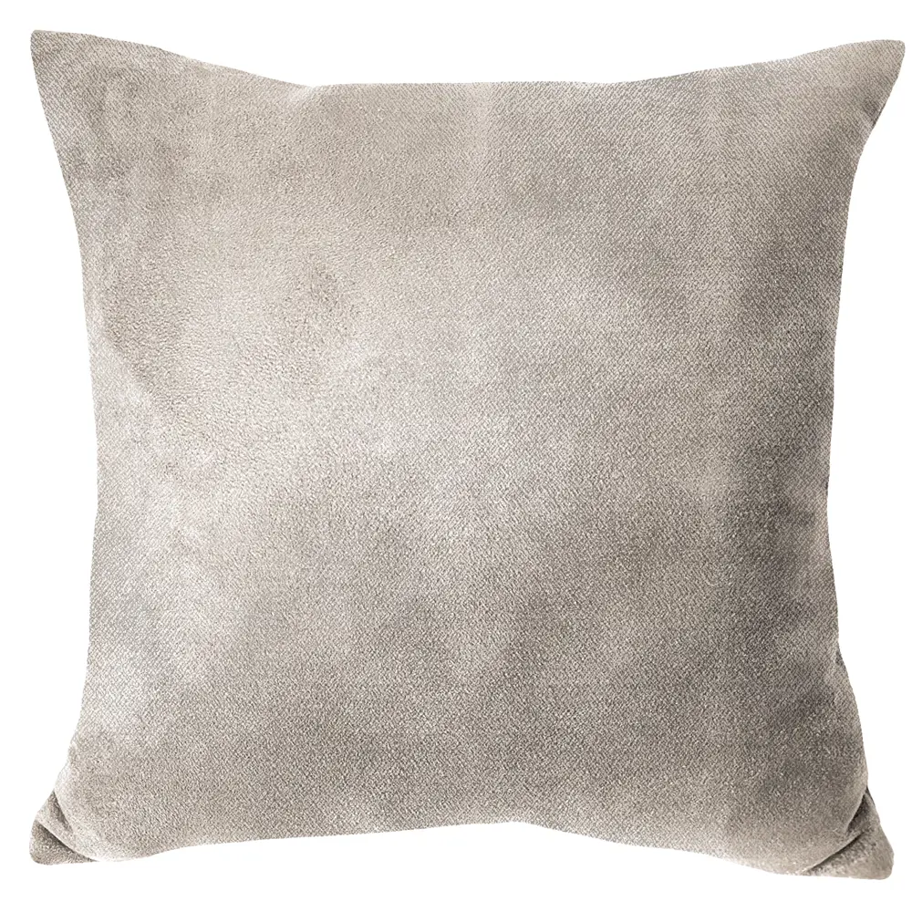 Подушка Seasons Kanet шенилл 45x45 см цвет бежево-серый STLM-2102509