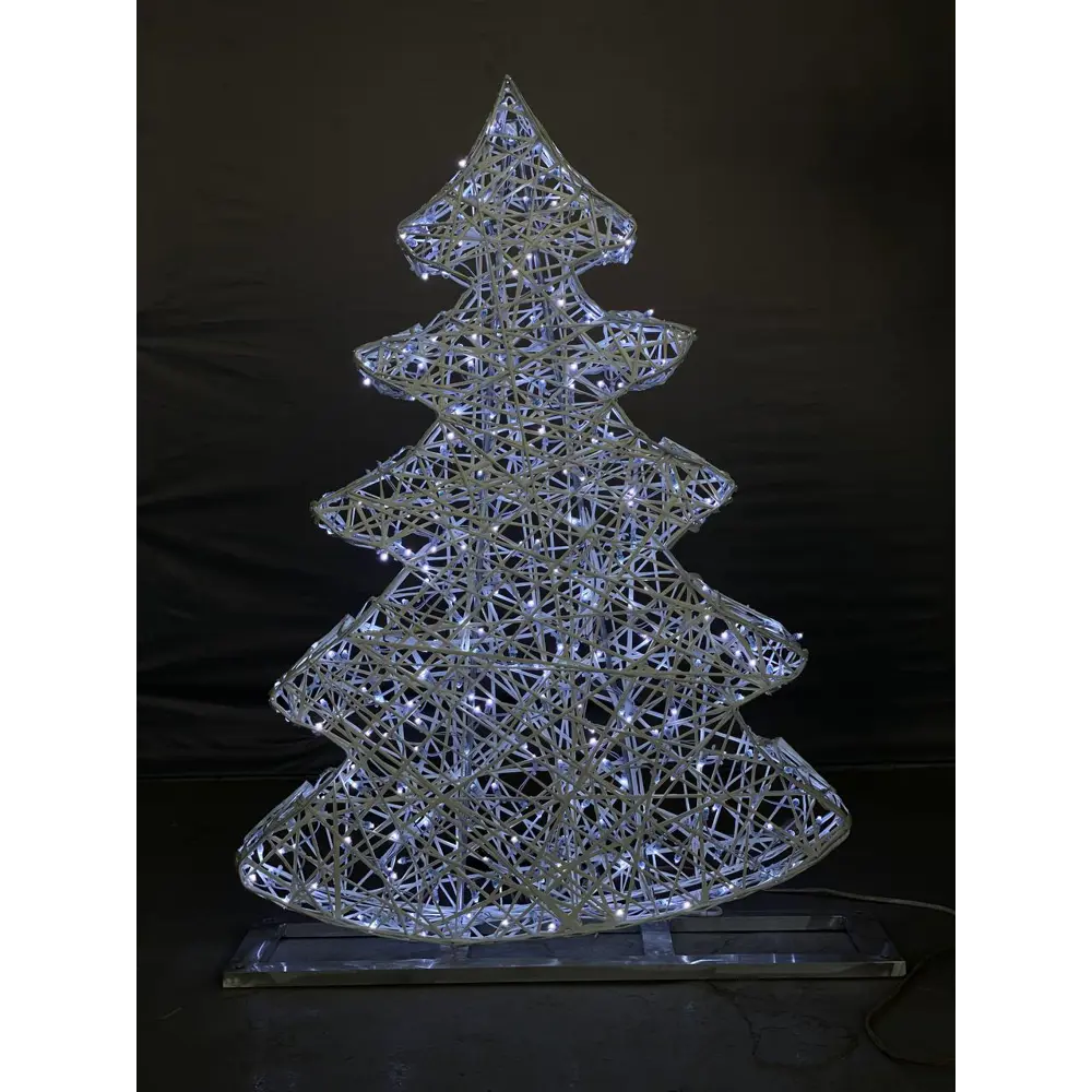 Электрическая светящиеся фигура Елка 200 LED 100x120x20 см теплый белый свет 86164010 STLM-2185939 LUMINE AJUR 