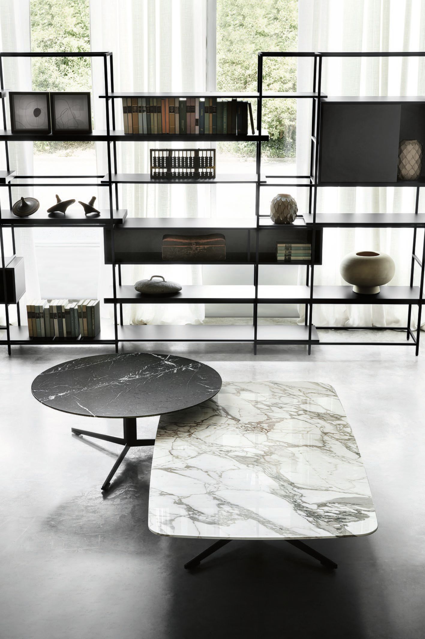 Круглый мраморный журнальный столик Lema OYDO ARCH-00037714 - Вид №1