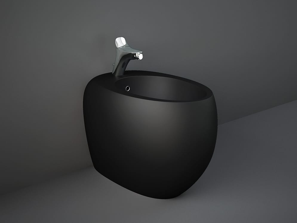 Напольное керамическое биде RAK Ceramics RAK-Cloud Matt Black ARCH-00076878