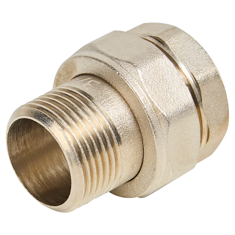 Сгон прямой американка MONLID 3/4" ВР-НР мм никелированная латунь STLM-2012771 - Вид №1