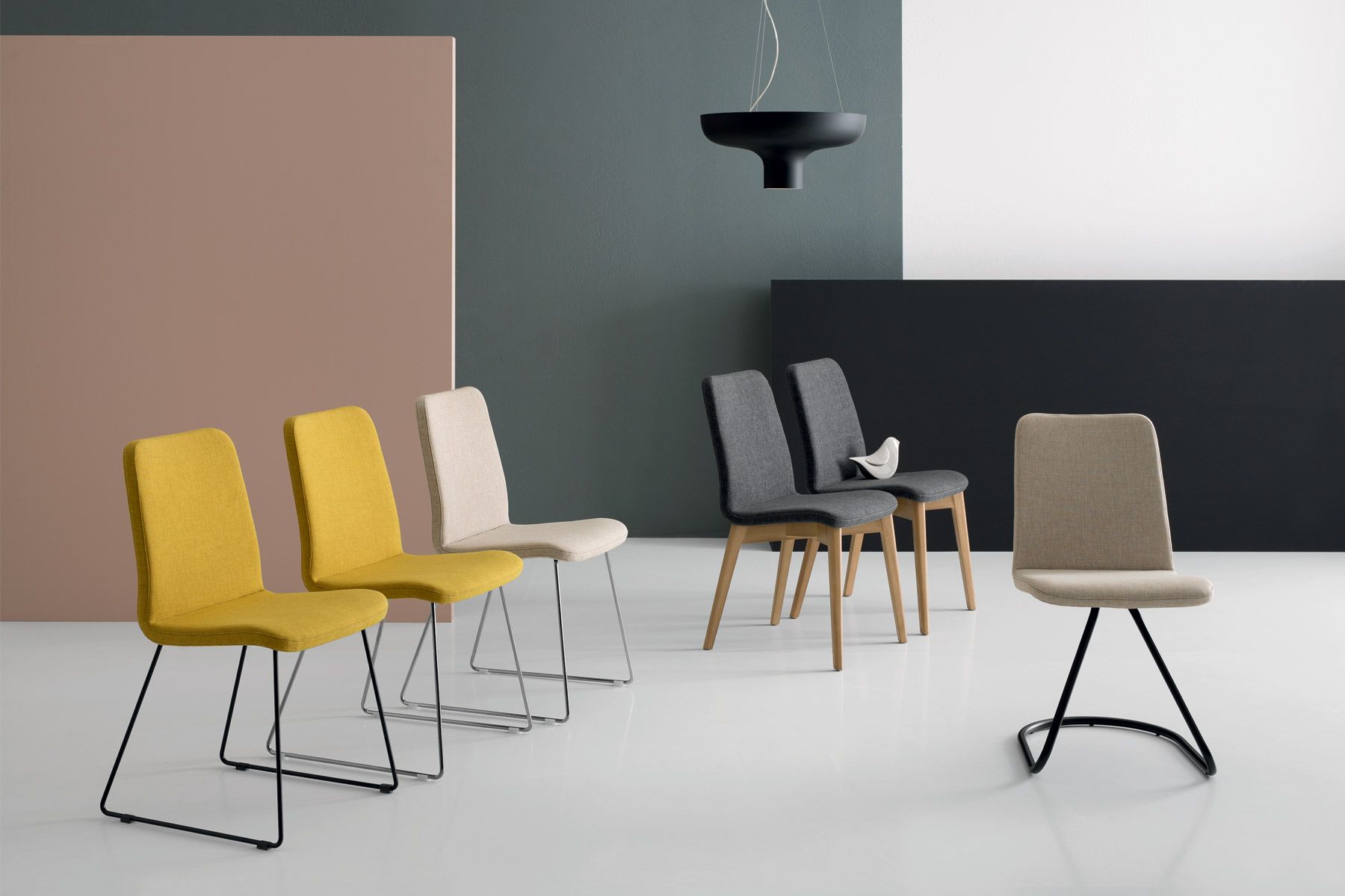 Мягкий стул из ткани Pointhouse CLOE 5 ARCH-00130825 - Вид №1