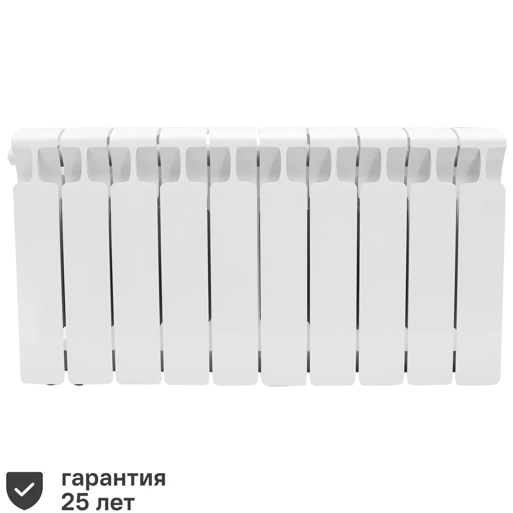 Биметаллический радиатор Rifar Monolit 350 - 10 секций с нижним подключением 82116787 STLM-0019509