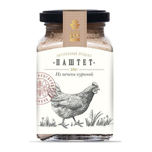 Паштет из печени курицы Медовый дом ферма Santreyd 9396