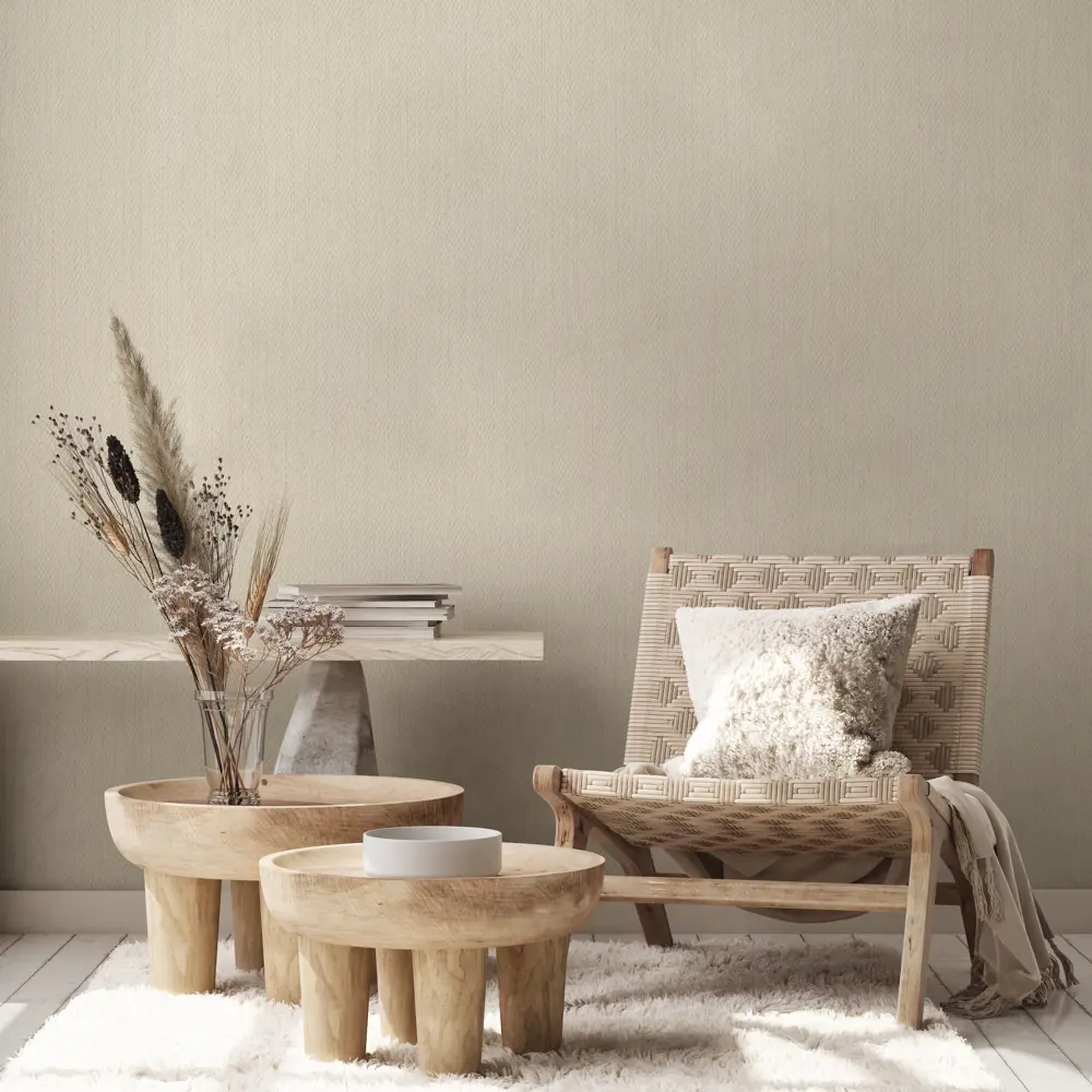 Обои флизелиновые Inspire Rich бежевые 1.06 м STLM-2118451 - Вид №2