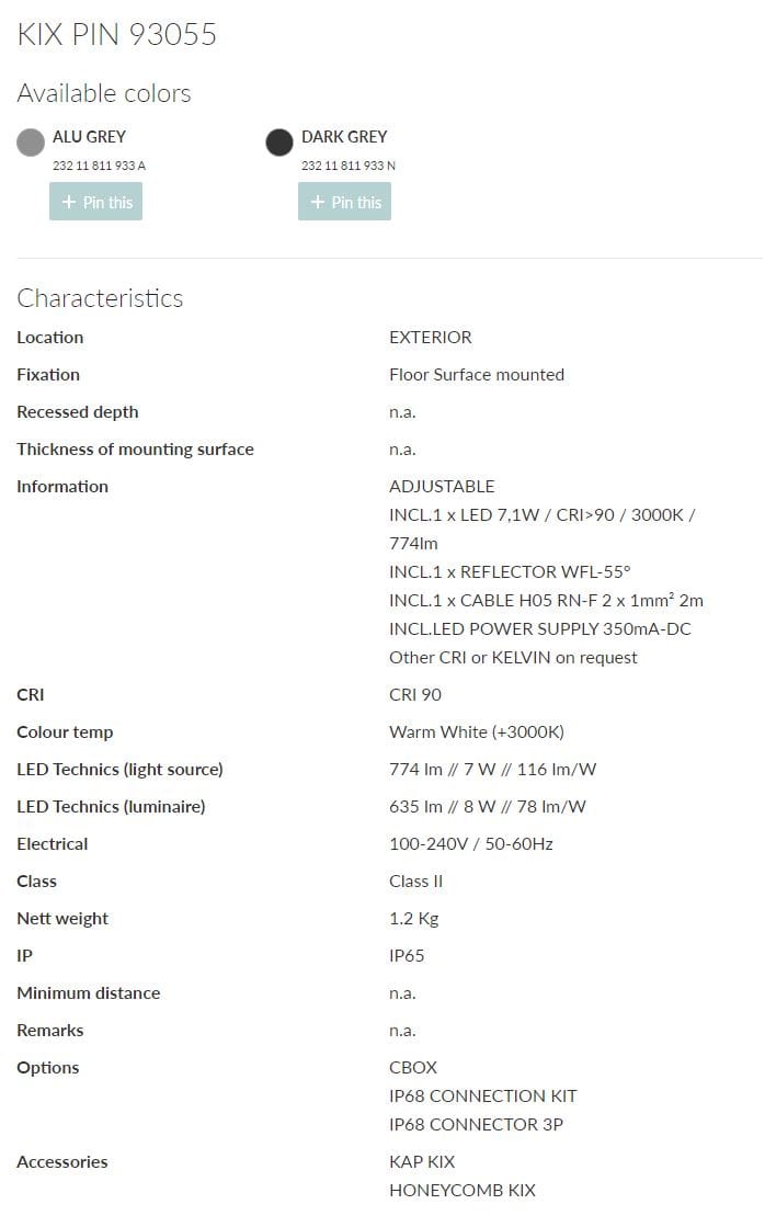 Светодиодный световой столб Deltalight Kix ARCH-00064245 - Вид №17