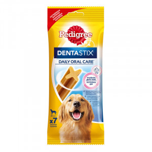 ПР0018275 Лакомство для собак Denta Stix Пластинки для снятия зубного камня у крупных собак 270г PEDIGREE